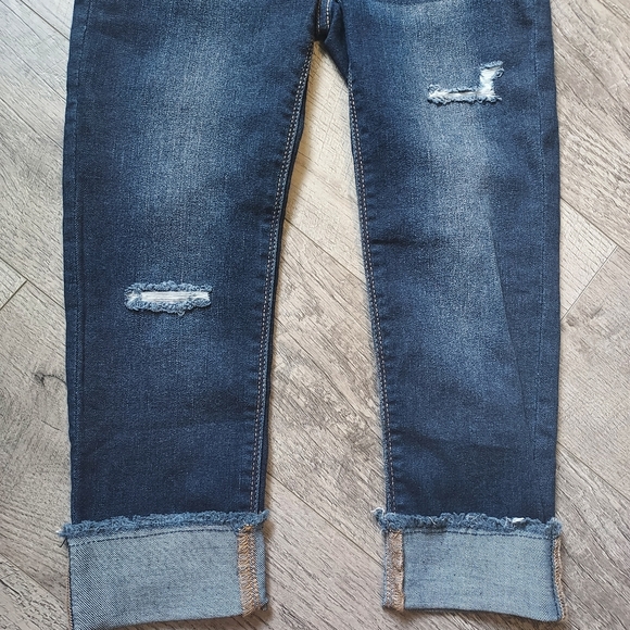 Jordache Girl's triple stack high waisted jean capris - Girl's size 10 - Picture 7 of 14